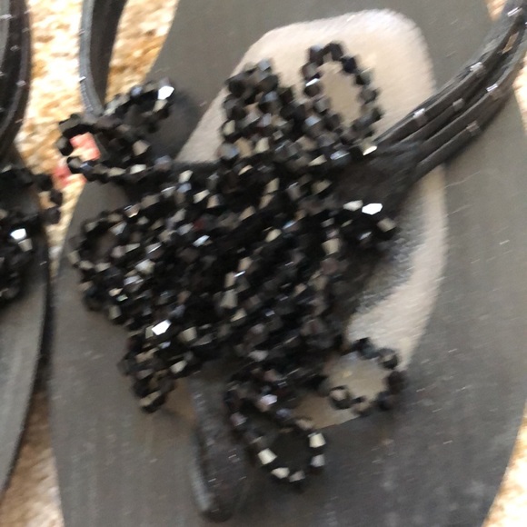 Cole Haan black suede size 10B sandals. - Picture 5 of 6